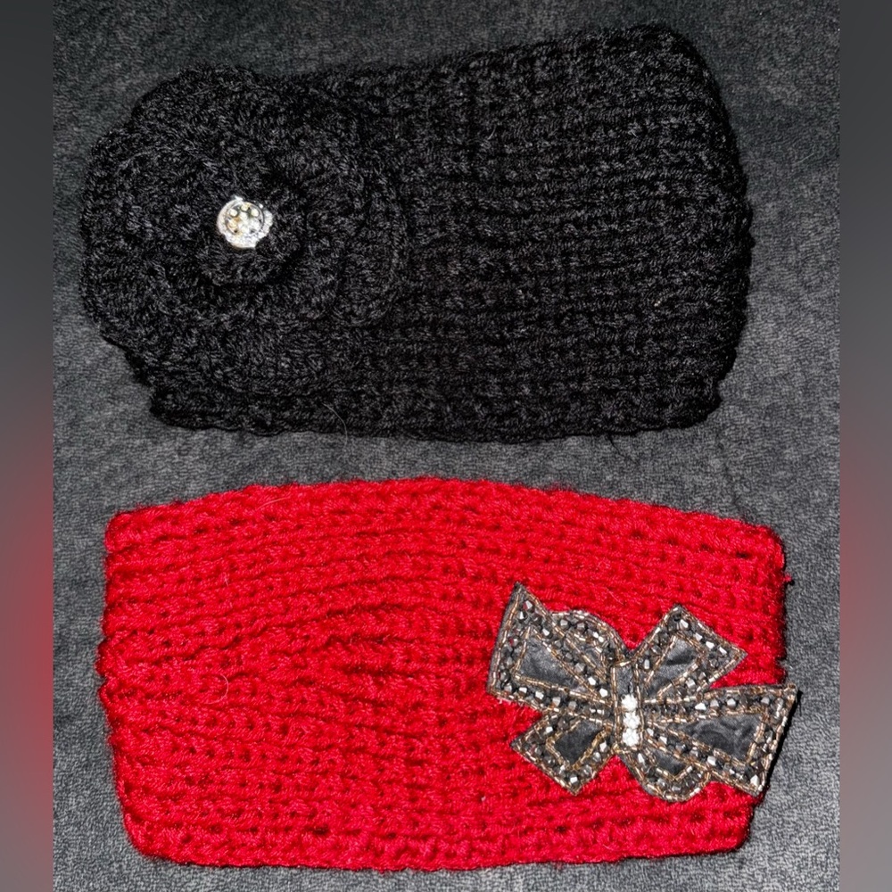 Knitted fashion head warmers